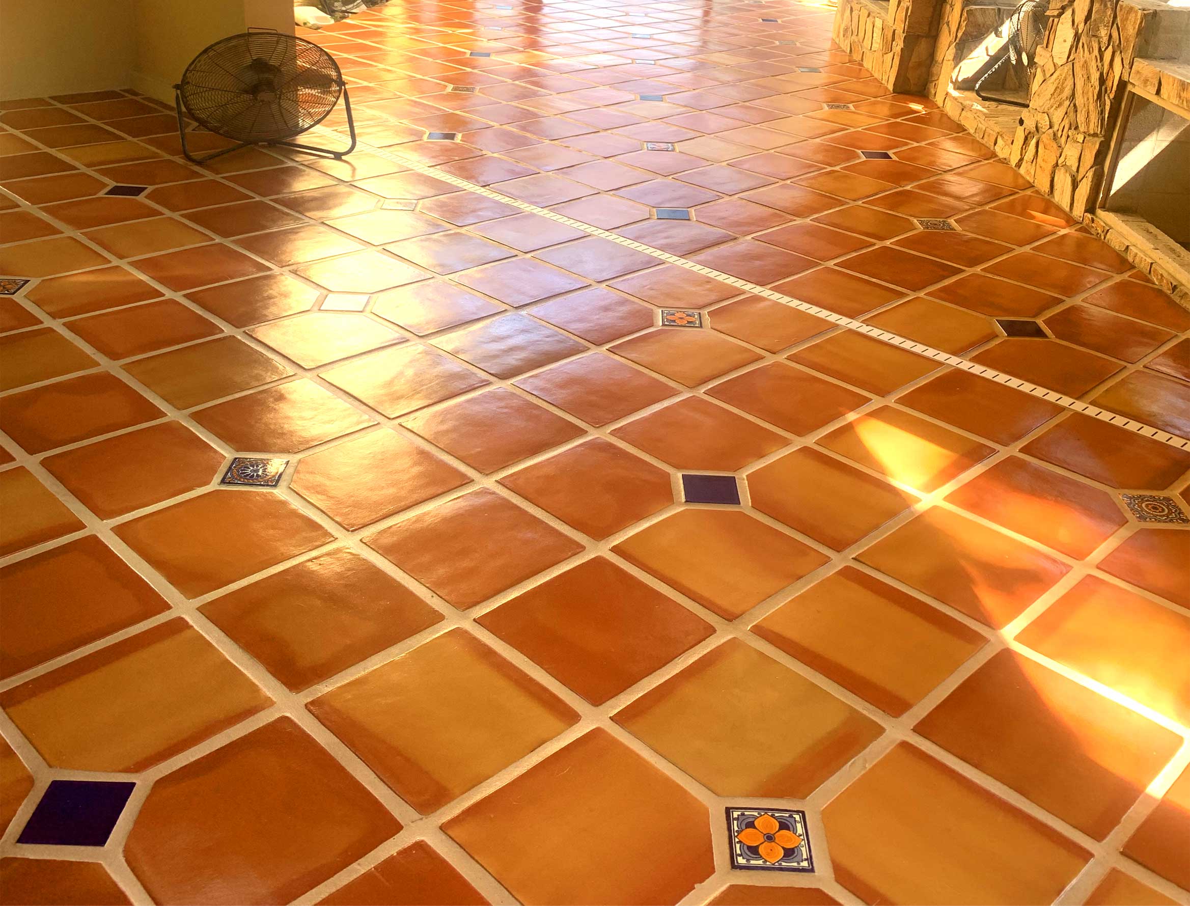 Mexican tile installation in Palm Beach, Florida