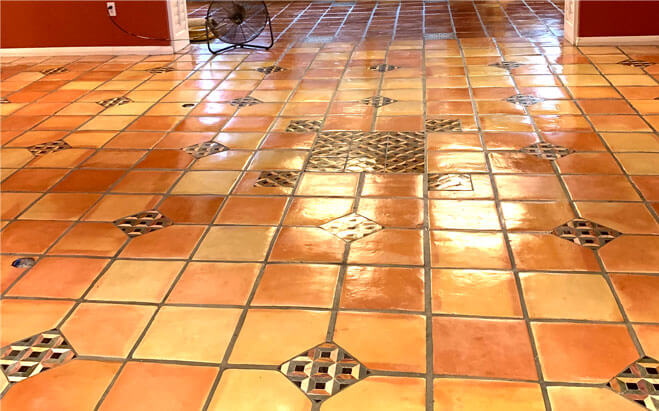 Mexican tile restoration job result in Florida